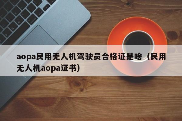 aopa民用无人机驾驶员合格证是啥（民用无人机aopa证书）