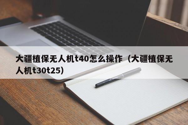 大疆植保无人机t40怎么操作（大疆植保无人机t30t25）