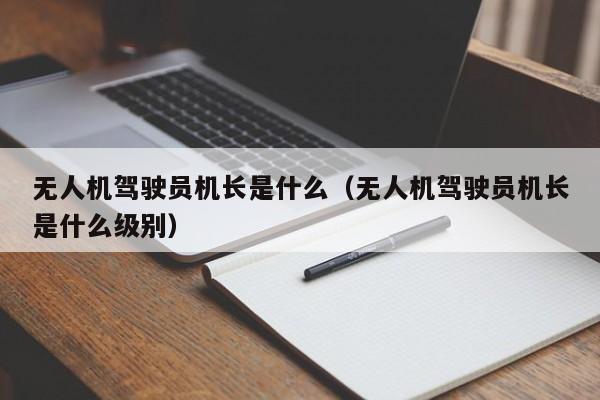 无人机驾驶员机长是什么（无人机驾驶员机长是什么级别）