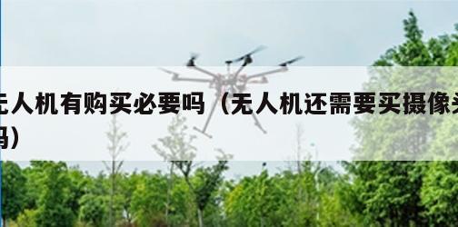 无人机有购买必要吗（无人机还需要买摄像头吗）