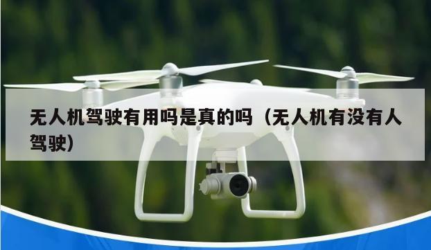 无人机驾驶有用吗是真的吗（无人机有没有人驾驶）