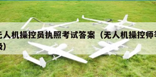 无人机操控员执照考试答案（无人机操控师等级）