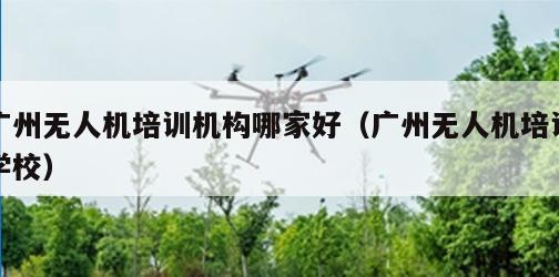 广州无人机培训机构哪家好（广州无人机培训学校）