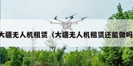 大疆无人机租赁（大疆无人机租赁还能做吗）