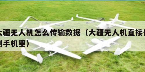 大疆无人机怎么传输数据（大疆无人机直接传到手机里）
