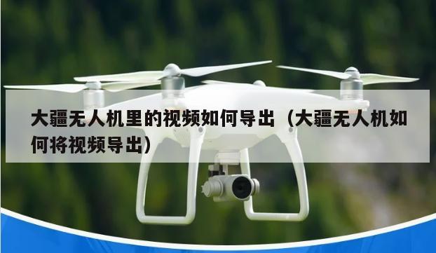 大疆无人机里的视频如何导出（大疆无人机如何将视频导出）