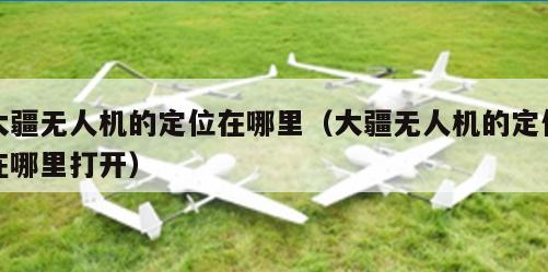大疆无人机的定位在哪里（大疆无人机的定位在哪里打开）